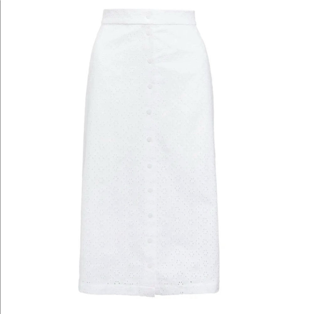 Rachel Parcell White eyelet skirt